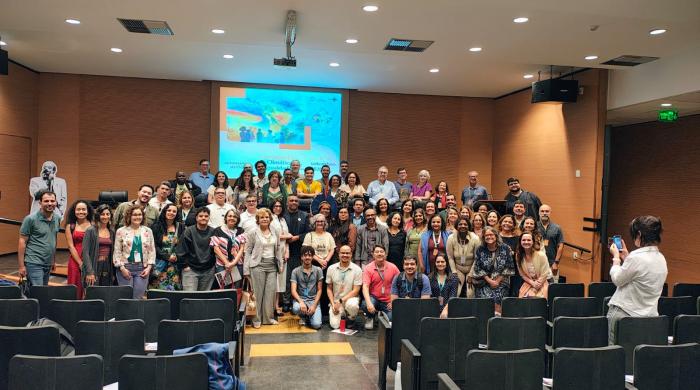 Foto de fechamento do evento