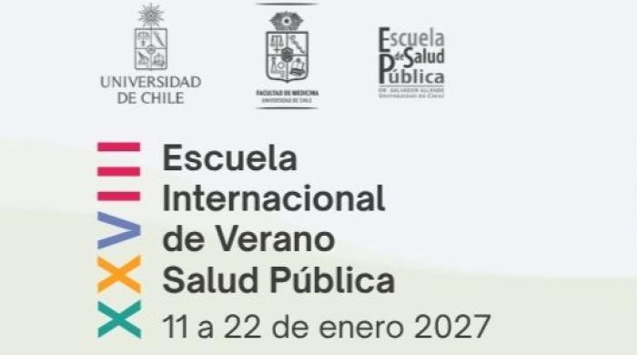 Banner da Escola Internacional de Verão da Universidade do Chile